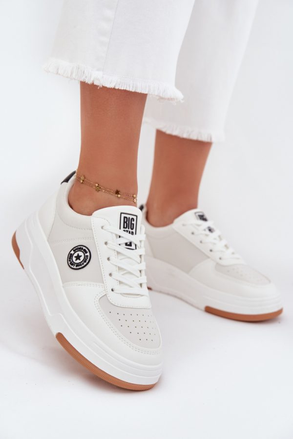 white Sport Shoes model 216464 Step in style