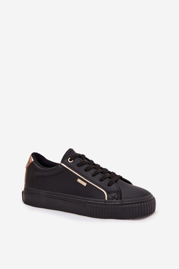 black Platform sneakers model 216473 Step in style