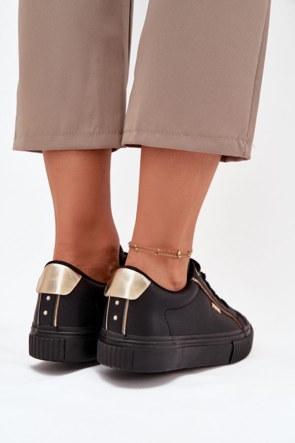 black Platform sneakers model 216473 Step in style