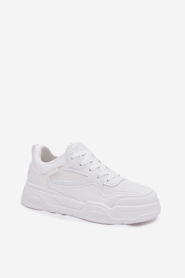 white Platform sneakers model 216483 Step in style