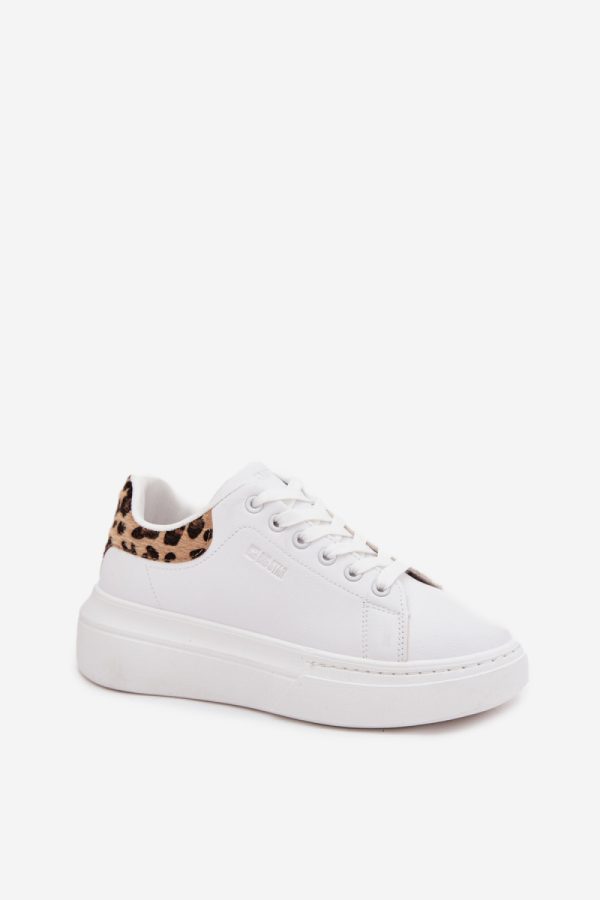 white Platform sneakers model 216484 Step in style
