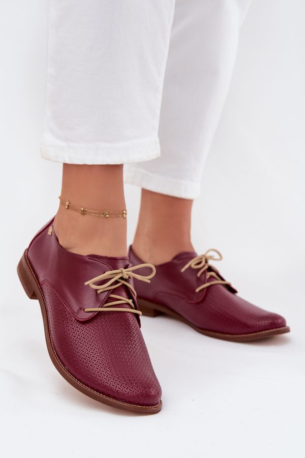 red Half shoes model 216523 Step in style