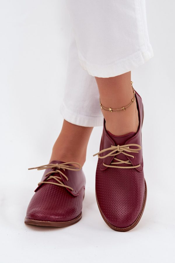 red Half shoes model 216523 Step in style