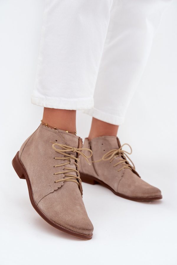 beige Half shoes model 216525 Step in style