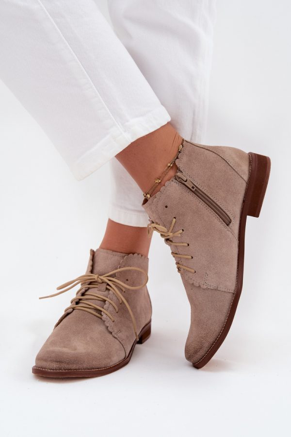 beige Half shoes model 216525 Step in style