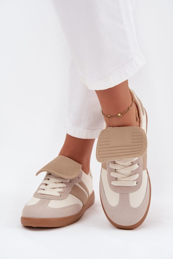 beige Sport Shoes model 216527 Step in style