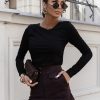 Brown Shorts in Shorts For Women, Crop Pants with Spandex and Viscose