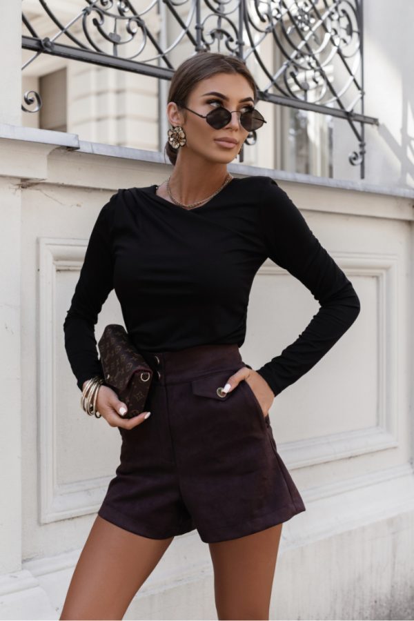 Black Blouse.Spandex and Viscose