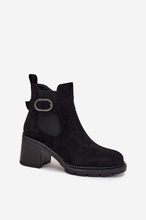 black Heel boots model 216653 Step in style