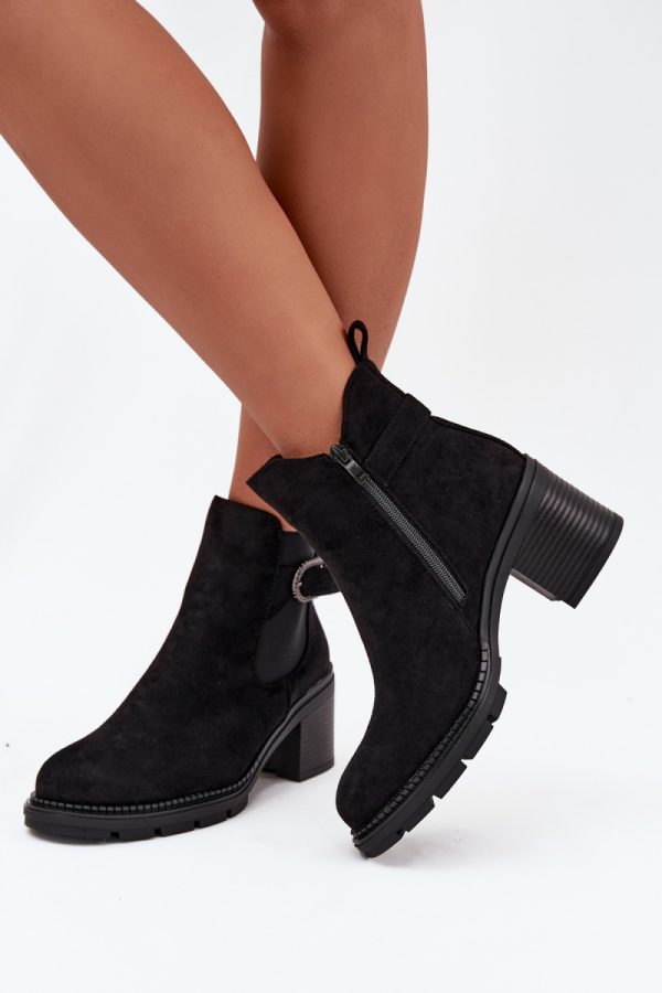 black Heel boots model 216653 Step in style