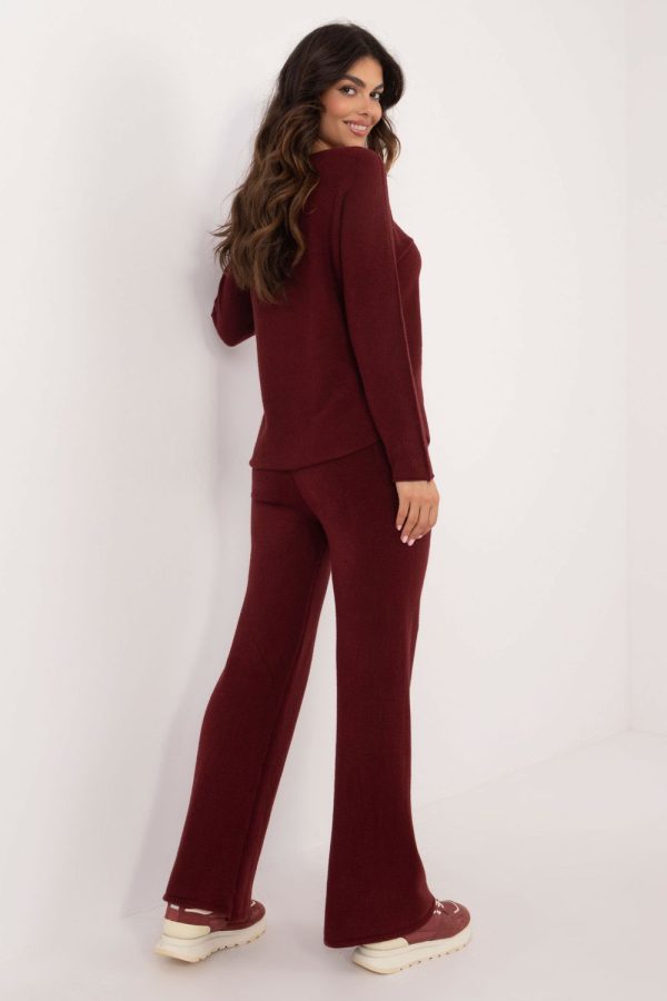 Red Set in Pants, Trousers, Shorts with Nylon, Polyester and Viscose