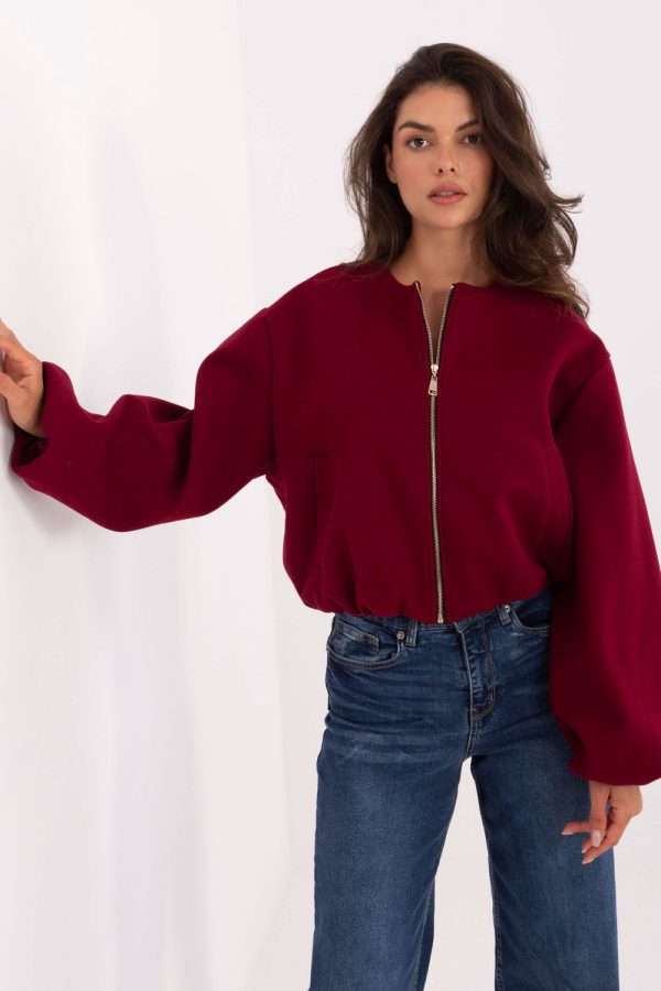 Red Jacket in Women`s Coats, Jackets with Polyester