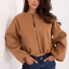 1089316 Brown Jacket in Women`s Coats, Jackets with Polyester