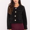 Black Jacket in Jackets, Vests For Women with Polyester