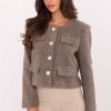 Beige Jacket in Jackets, Vests For Women with Polyester