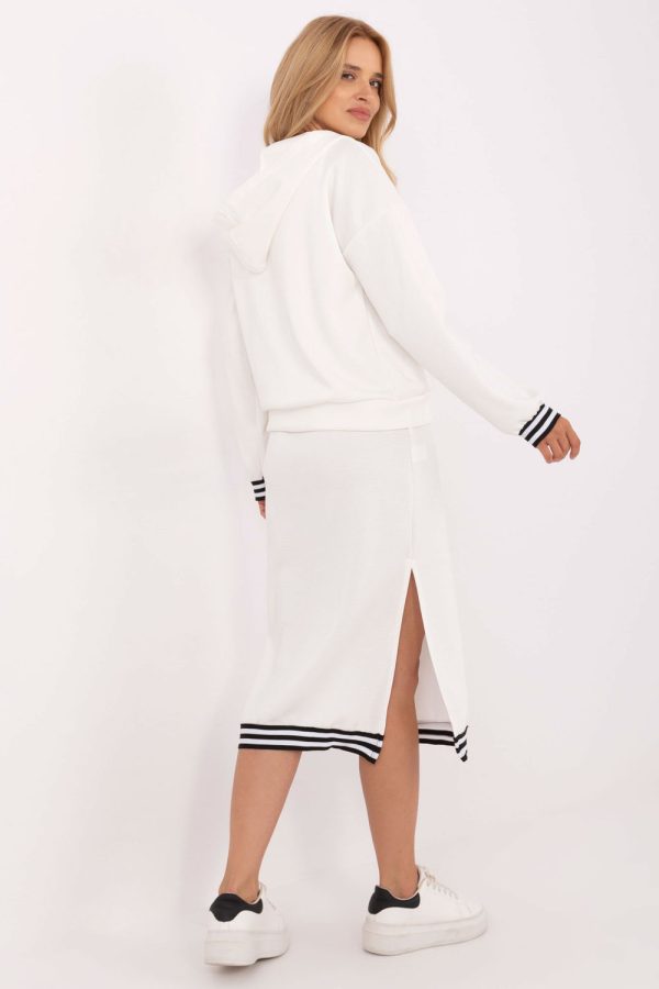 White Set in Day Dresses with Spandex and Viscose