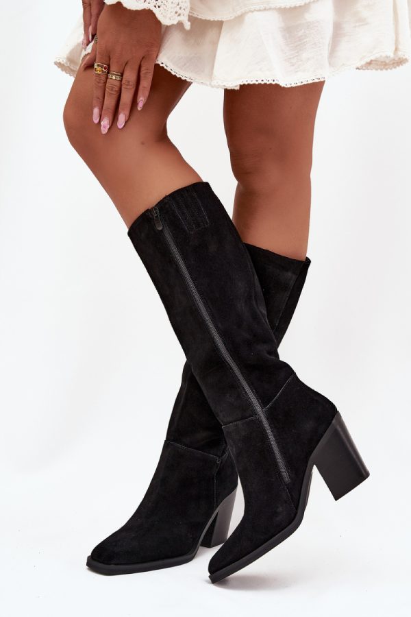 black Heel boots model 216797 Step in style