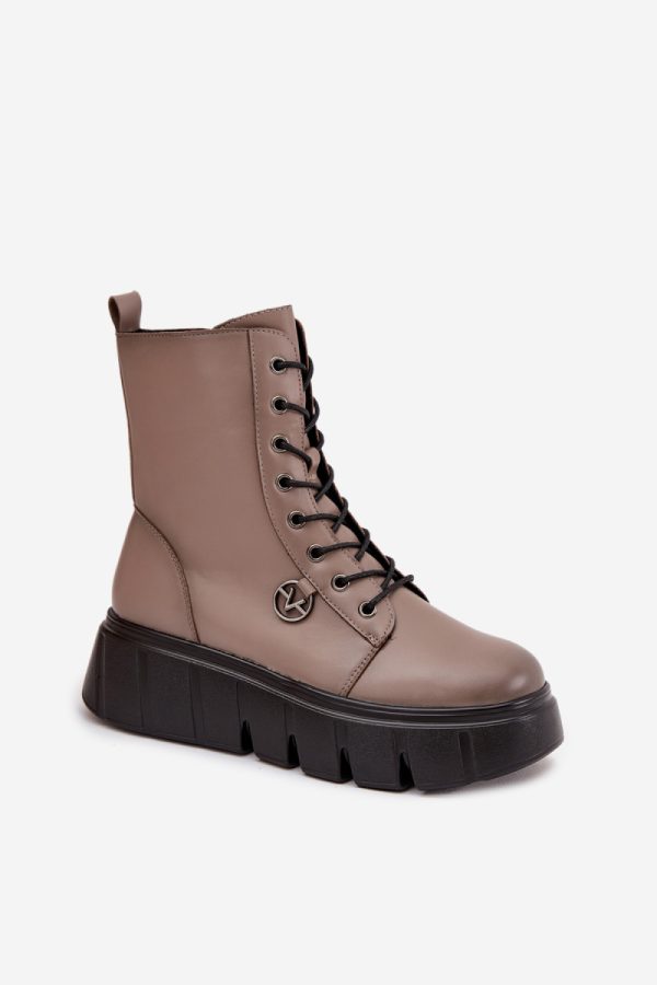 beige Bootie model 216829 Step in style
