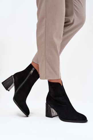 black Heel boots model 216831 Step in style