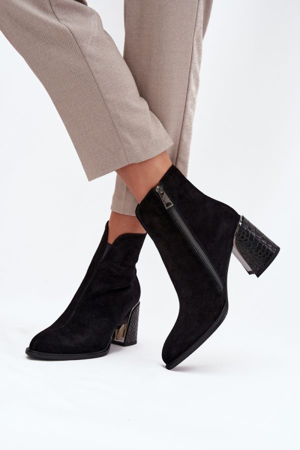 black Heel boots model 216831 Step in style