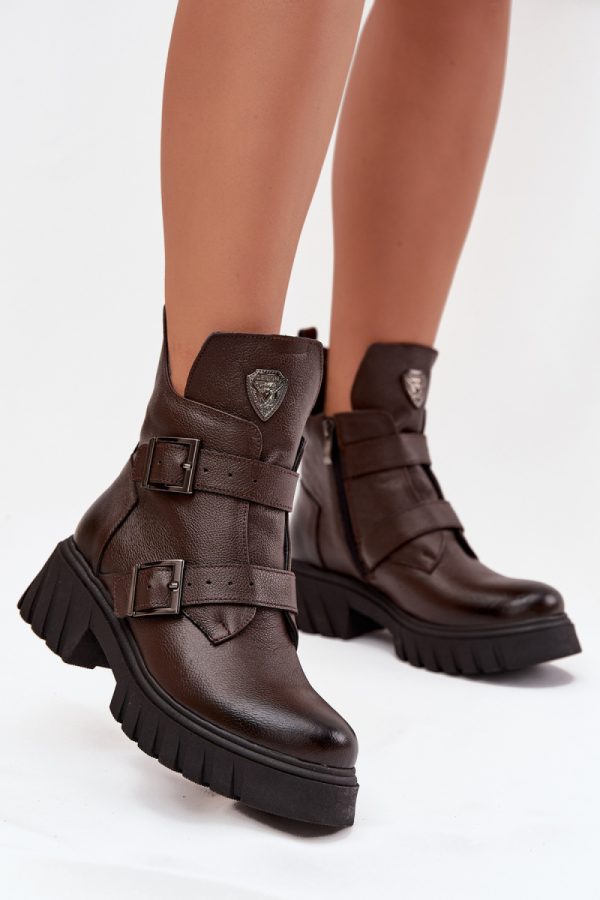 brown Boots model 216835 Step in style