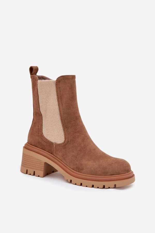 Brown Jodhpur Boot in Women`s Ankle Boots & Booties with Fabric, Warmers, Footbed, Upper Height and Heel Height