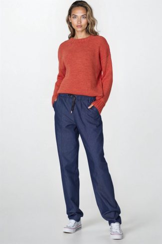 blue Women trousers model 216898 Nife