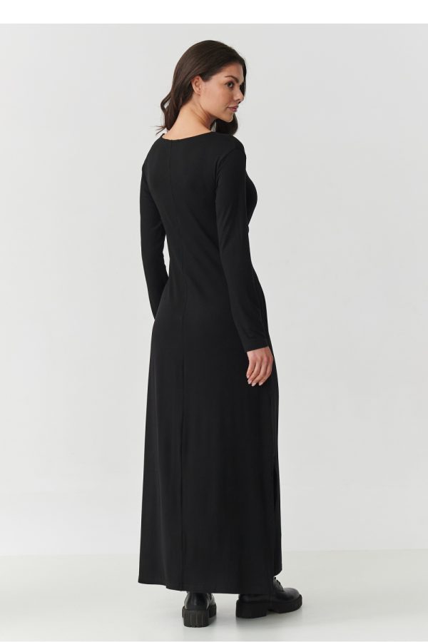 Black Daydress in Day Dresses with Spandex and Viscose
