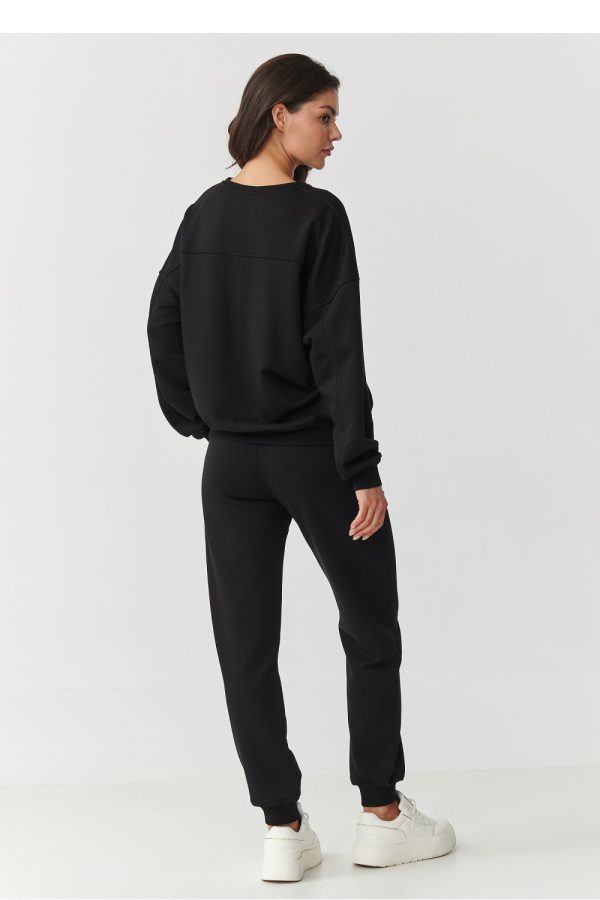 Black Set in Pants, Trousers, Shorts with Cotton and Spandex