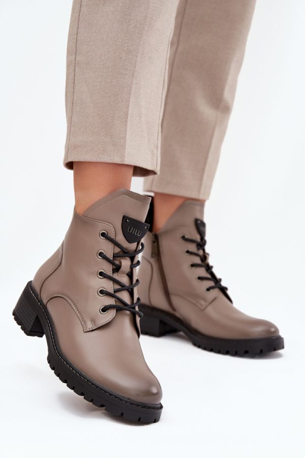 grey Boots model 216966 Step in style