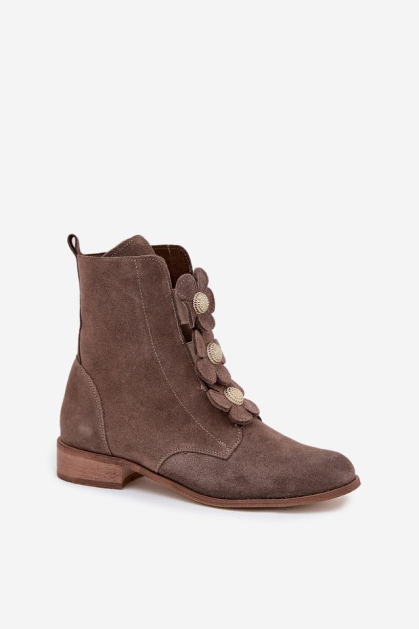 beige Boots model 216972 Step in style