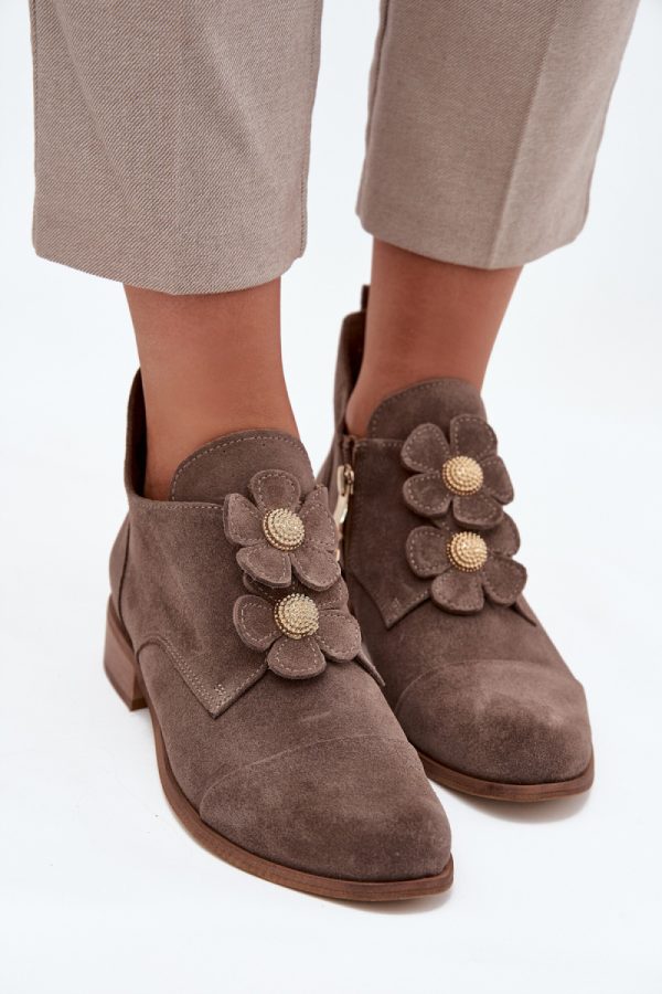 beige Half shoes model 216985 Step in style