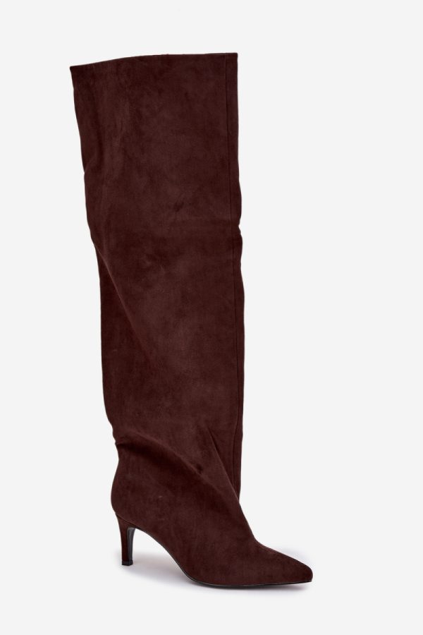 brown Heel boots model 216996 Step in style