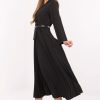 1090216 Black Daydress in Day Dresses with Polyester and Viscose
