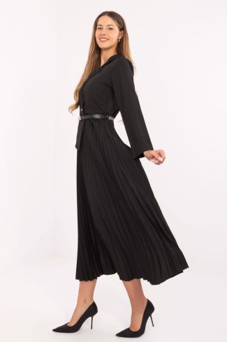 1090216 Black Daydress in Day Dresses with Polyester and Viscose