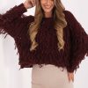 Red Jumper in Sweaters, Pullovers, Jumpers, Turtlenecks, Boleros, Shrugs with Lana, Polyacrylic, Polyamide and Viscose