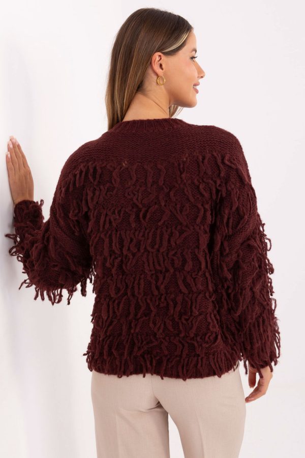 Red Jumper in Sweaters, Pullovers, Jumpers, Turtlenecks, Boleros, Shrugs with Lana, Polyacrylic, Polyamide and Viscose