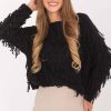 Black Jumper in Sweaters, Pullovers, Jumpers, Turtlenecks, Boleros, Shrugs with Lana, Polyacrylic, Polyamide and Viscose