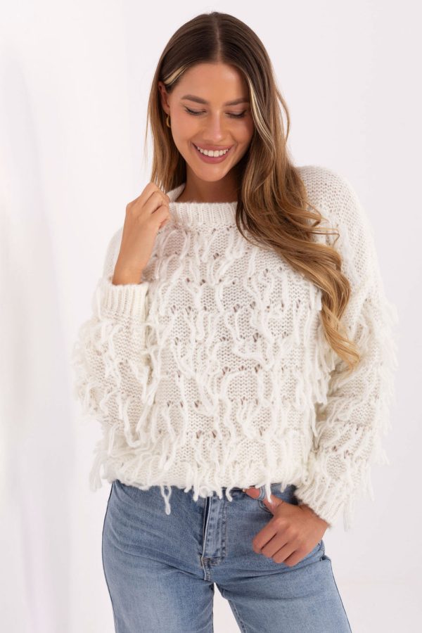 Beige Jumper in Sweaters, Pullovers, Jumpers, Turtlenecks, Boleros, Shrugs with Lana, Polyacrylic, Polyamide and Viscose