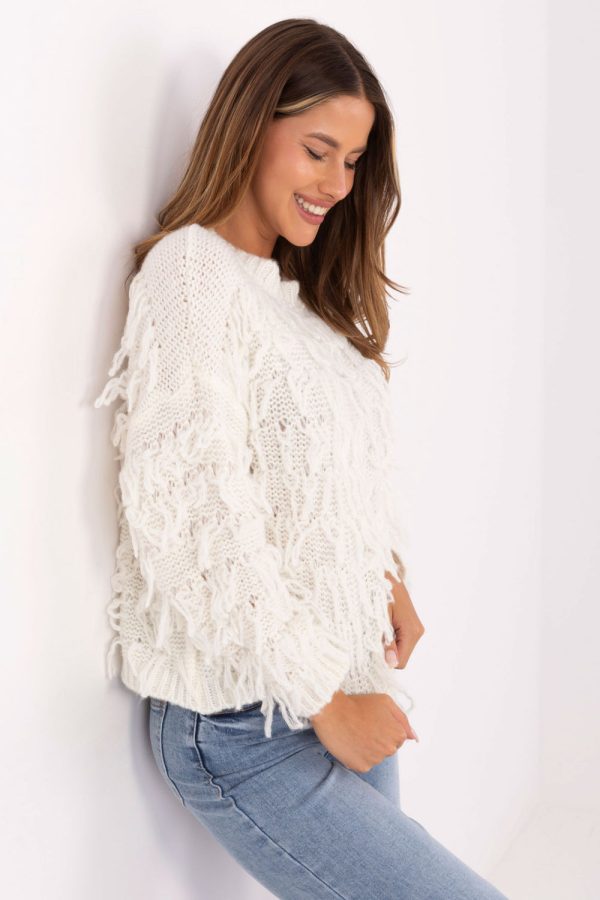 Beige Jumper in Sweaters, Pullovers, Jumpers, Turtlenecks, Boleros, Shrugs with Lana, Polyacrylic, Polyamide and Viscose