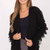 Black Cardigan in Cardigans For Women, Ponchos with Polyacrylic, Polyamide, Viscose and Wool