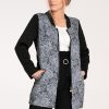Black Coat in Women`s Coats, Jackets with Polyester and Wool