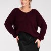 Red Jumper in Sweaters, Pullovers, Jumpers, Turtlenecks, Boleros, Shrugs with Acrylic, Spandex, Polyester and Wool