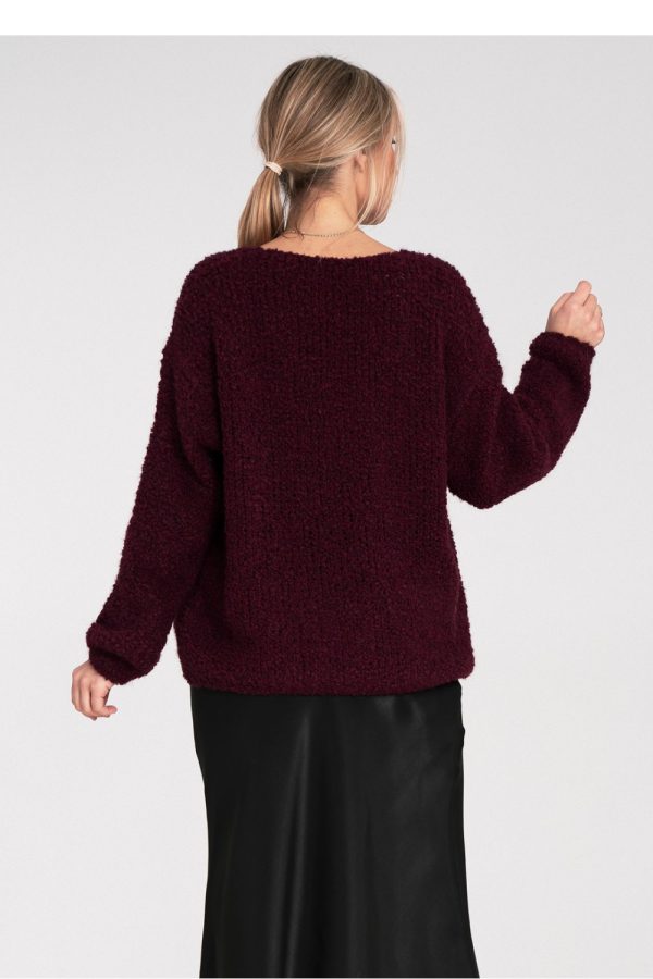 Red Jumper in Sweaters, Pullovers, Jumpers, Turtlenecks, Boleros, Shrugs with Acrylic, Spandex, Polyester and Wool