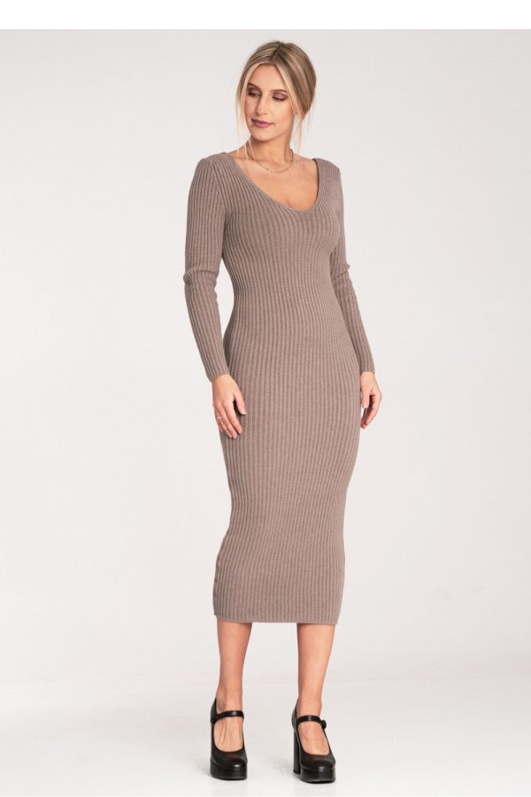 beige Daydress model 217085 Figl
