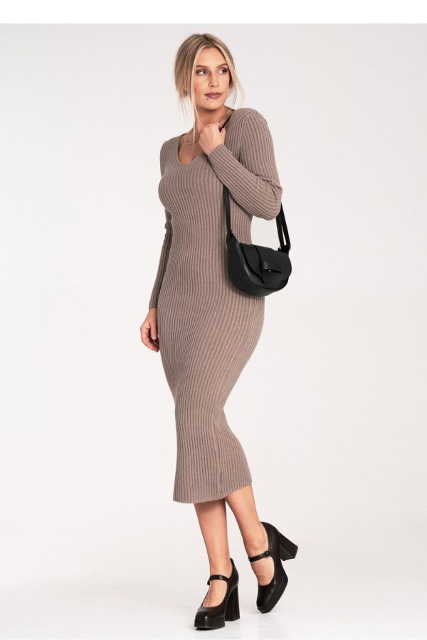 beige Daydress model 217085 Figl