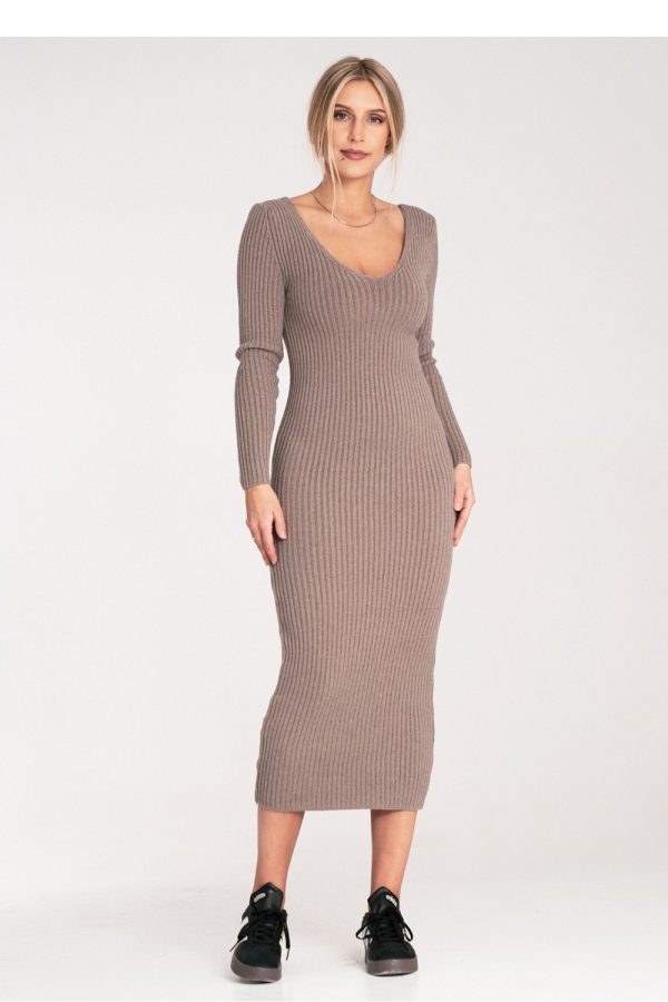 beige Daydress model 217085 Figl