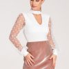 White Shapewear Body in Shapewear Bodies For Women with Spandex and Polyester