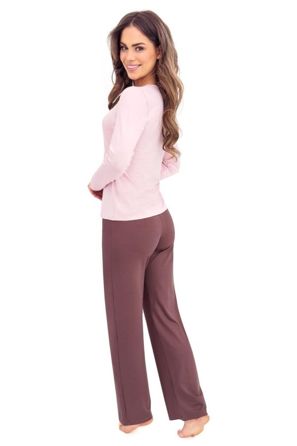 Pink Pyjama in Women`s Pyjamas, Sleepwear Sets with Spandex and Viscose
