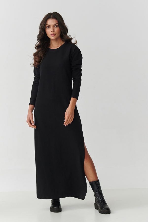 Black Daydress in Day Dresses with Cotton and Spandex